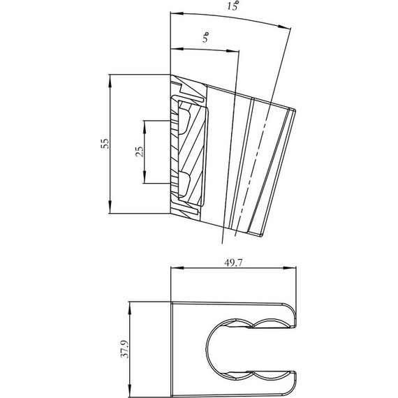 Держатель душевой лейки Iddis Optima Home 080BC00i53 фото 3