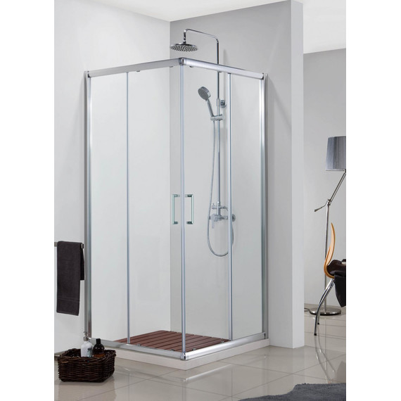 Душевое ограждение Azario Greenwood AZ-NNE1142 90х90 см, хром/прозрачное - 2 Душевое ограждение Azario Greenwood AZ-NNE1142 90х90 см, хром/прозрачное фото 2