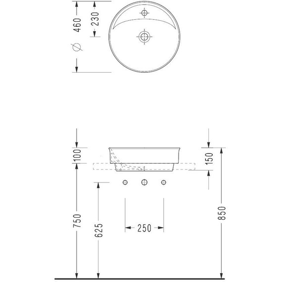 Раковина-чаша Serel Minimal 46 см 2058TXS110H фото 4