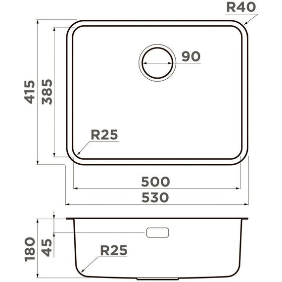Кухонная мойка + смеситель Omoikiri 4997408 + SHINAGAWA-BN 4994230, нержавеющая сталь фото 5
