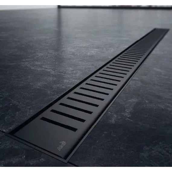 Трап Alcadrain 95 см APZ10BLACK-950M, чёрный матовый фото 2