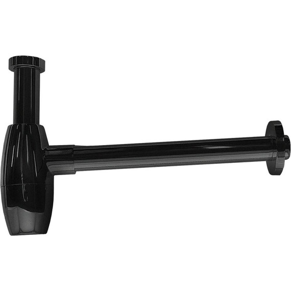 Сифон для умывальника Azario G 1 1/4 AZ-115-BL, чёрный матовый фото 