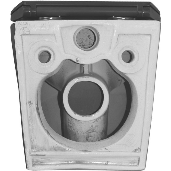 Унитаз подвесной безободковый Azario Keras AZ-99046B с тонкой крышкой микролифт, чёрный матовый, Цвет производителя: чёрный матовый фото 10