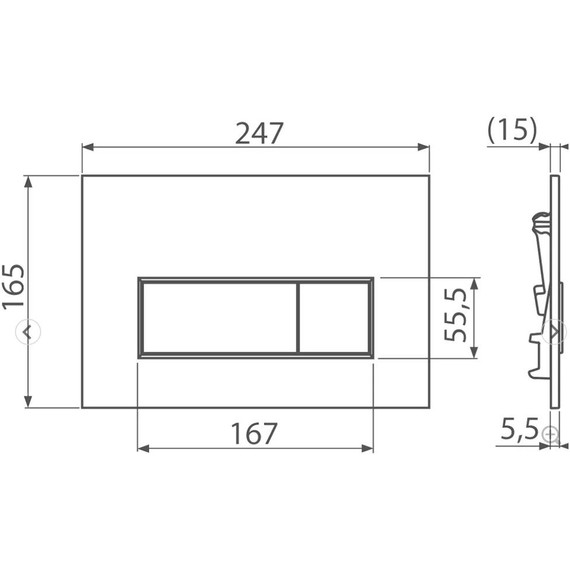 Инсталляция для подвесного унитаза Alcaplast AM101/1120-4:1 RU M570-0001 (кнопка смыва белая) фото 5