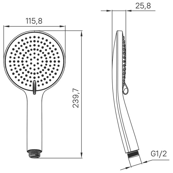 Ручной душ Iddis Optima Home OPH3FBCi18 фото 8