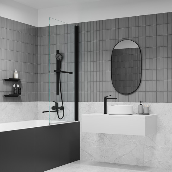 Смеситель для раковины высокий Iddis Parker PARBL01i01, чёрный матовый фото 5