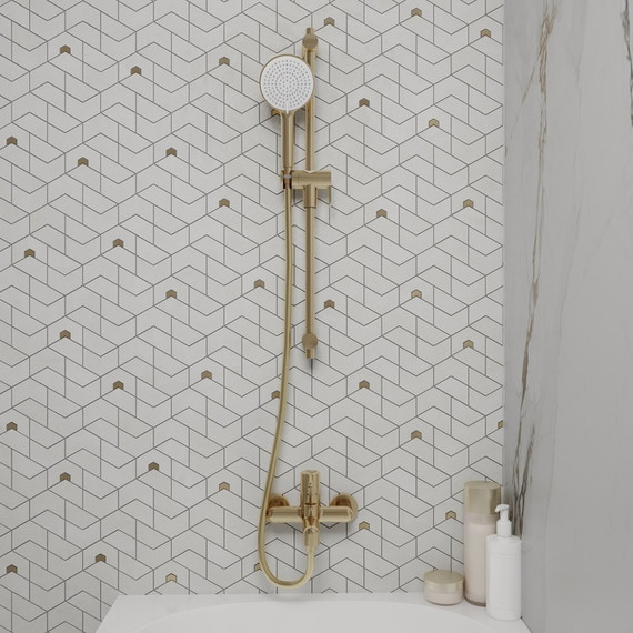 Душевая штанга Iddis Ray RAY70MGi17, золото матовое фото 4