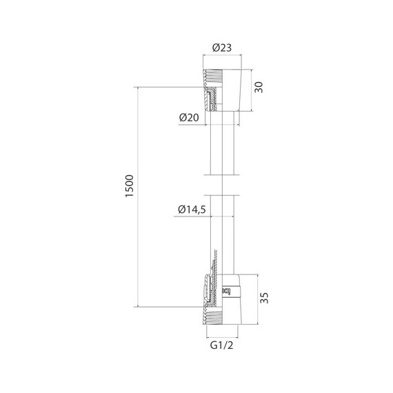 Душевой шланг Iddis Optima Home 04P15BCi19 фото 6