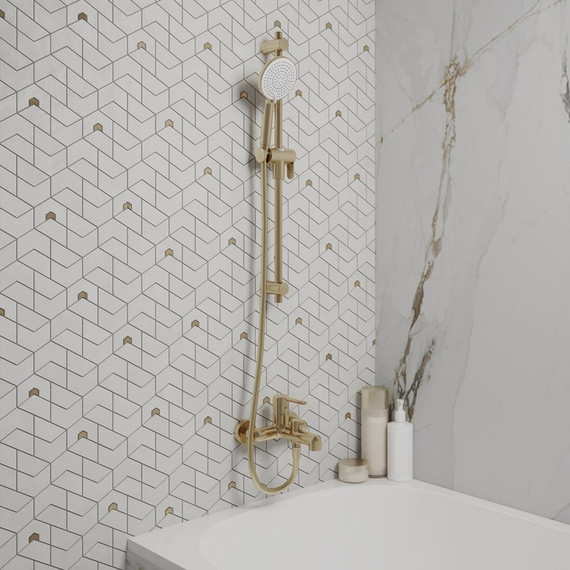 Душевой шланг Iddis Optima Home 04P15MGi19, золото матовое фото 3