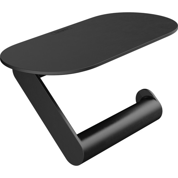 Держатель для туалетной бумаги Hansgrohe WallStoris 27928670, чёрный матовый фото 
