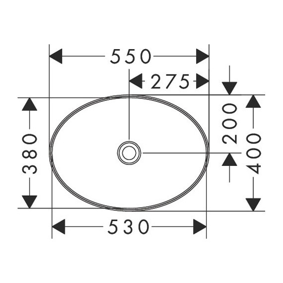 Раковина-чаша Hansgrohe Xuniva D 60165450 фото 2