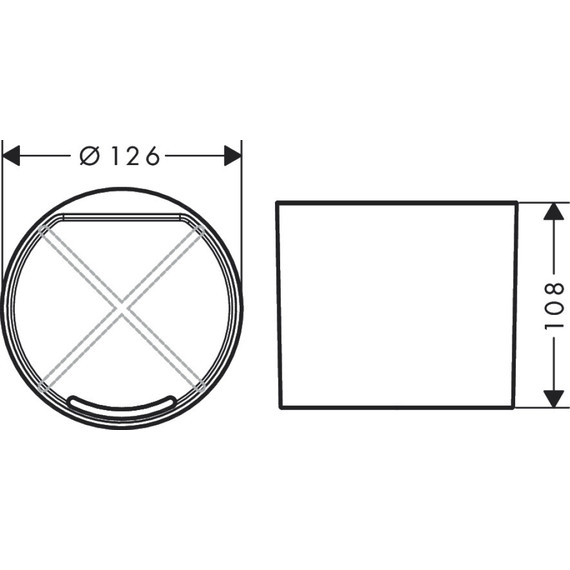 Стакан для зубных щеток Hansgrohe WallStoris 27921700, белый матовый - 2 Стакан для зубных щеток Hansgrohe WallStoris 27921700, белый матовый фото 2