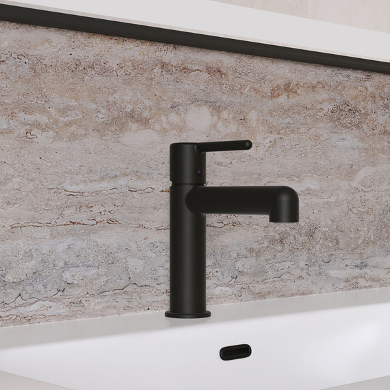 Смеситель для раковины Iddis Aiger AIGBL00i01, чёрный матовый - 2 Смеситель для раковины Iddis Aiger AIGBL00i01, чёрный матовый фото 2