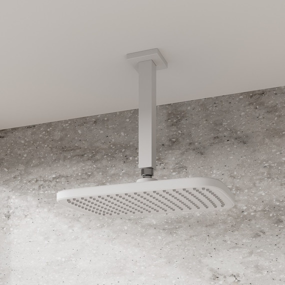 Верхний душ Iddis Esper 300x200 мм ESP25WSi64, белый матовый фото 4