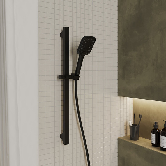 Ручной душ Milardo Ideal Spa ILS3FBSM18, чёрный матовый фото 2