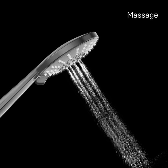 Ручной душ Milardo Ideal Spa ILS5FBRM18, чёрный матовый фото 11