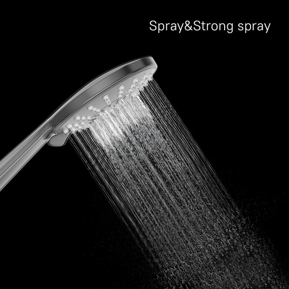 Ручной душ Milardo Ideal Spa ILS5FBRM18, чёрный матовый фото 14