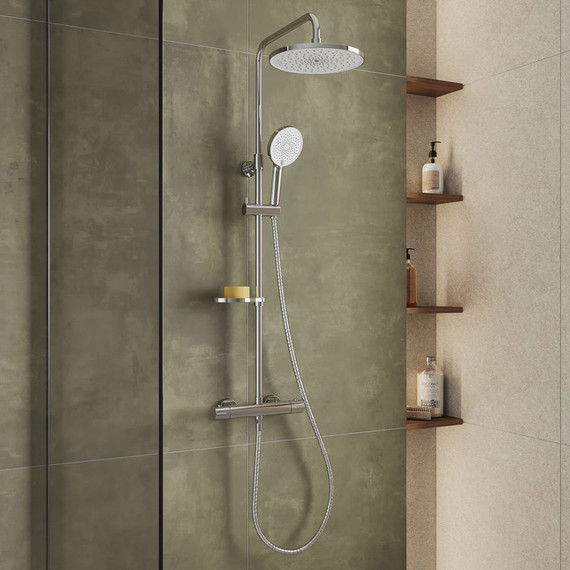 Душевая стойка с термостатом Milardo Ideal Spa ILSSBTHM89 - 2 Душевая стойка с термостатом Milardo Ideal Spa ILSSBTHM89 фото 2