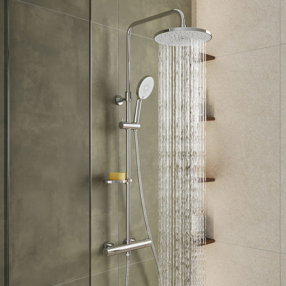 Душевая стойка с термостатом Milardo Ideal Spa ILSSBTHM89 - 3 Душевая стойка с термостатом Milardo Ideal Spa ILSSBTHM89 фото 3