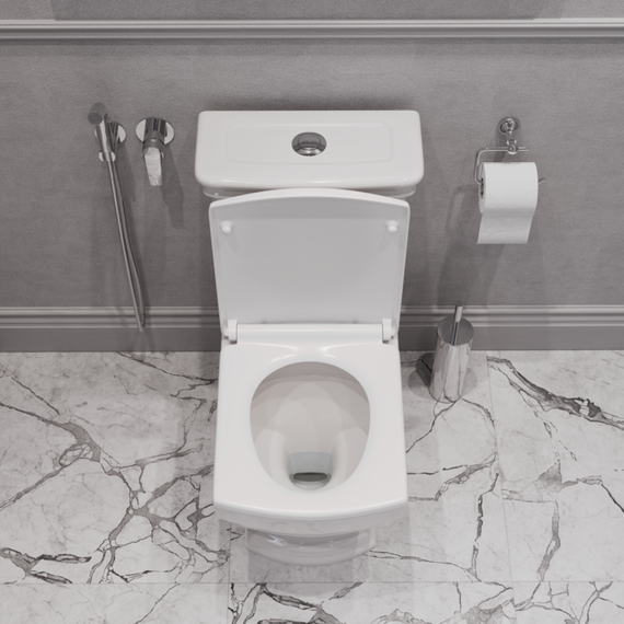 Унитаз-компакт Iddis Oldie OLD2DSEi24 с крышкой микролифт фото 7