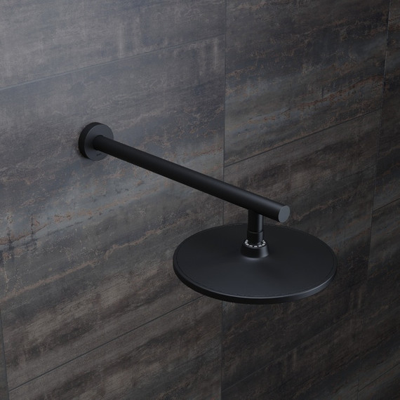 Кронштейн стеновой для верхнего душа Iddis Optima Home OPH40BRi61, чёрный матовый фото 3