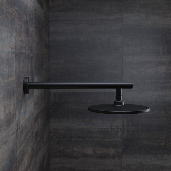 Кронштейн стеновой для верхнего душа Iddis Optima Home OPH40BRi61, чёрный матовый фото 4