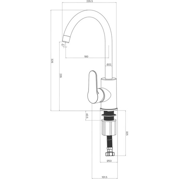 Смеситель для кухни Milardo Poli POLBLJ0M05, чёрный матовый фото 4