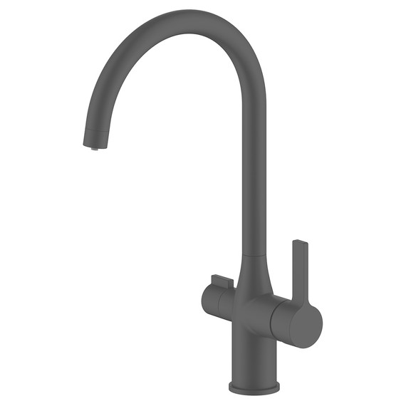 Смеситель для кухни Iddis Pure PURBLFJi05, чёрный матовый фото 