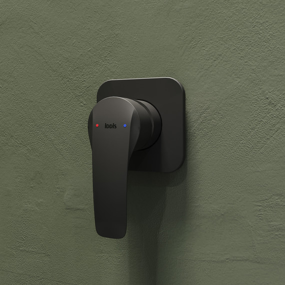 Смеситель для душа Iddis Ray RAYBL00i66, чёрный матовый фото 2