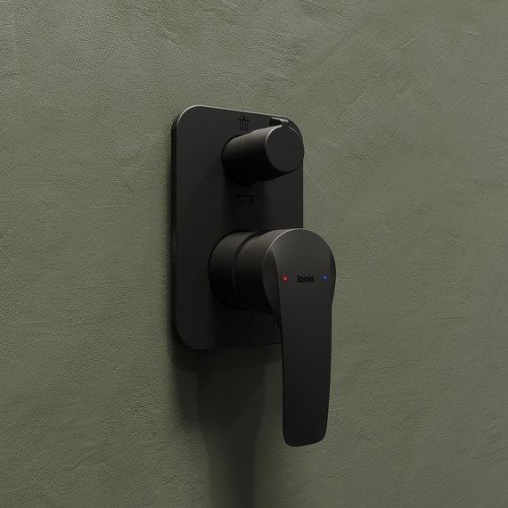 Смеситель для ванны Iddis Ray RAYBL00i67, чёрный матовый фото 2