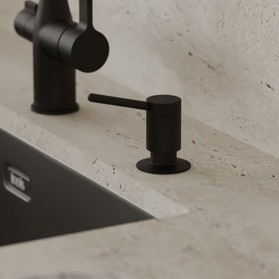 Дозатор для жидкого мыла Iddis Kitchen Line SDIBL00i59, цвет чёрный матовый - 10 Дозатор для жидкого мыла Iddis Kitchen Line SDIBL00i59, цвет чёрный матовый фото 10