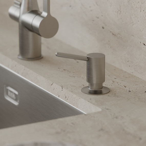 Дозатор для жидкого мыла Iddis Kitchen Line SDIBN00i59, цвет сатин - 10 Дозатор для жидкого мыла Iddis Kitchen Line SDIBN00i59, цвет сатин фото 10