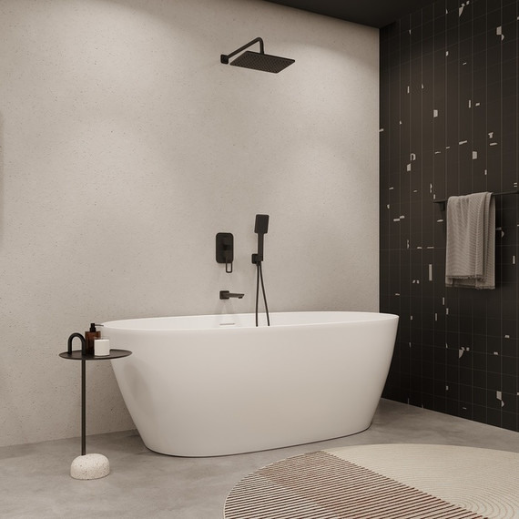 Душевая система для ванны Iddis Slide SLIBL03i68, чёрный матовый - 2 Душевая система для ванны Iddis Slide SLIBL03i68, чёрный матовый фото 2