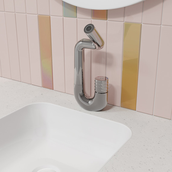 Смеситель для раковины Iddis Twist TWISBBTi01 фото 8