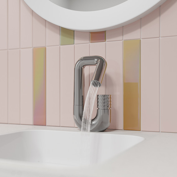 Смеситель для раковины Iddis Twist TWISBBTi01 фото 9