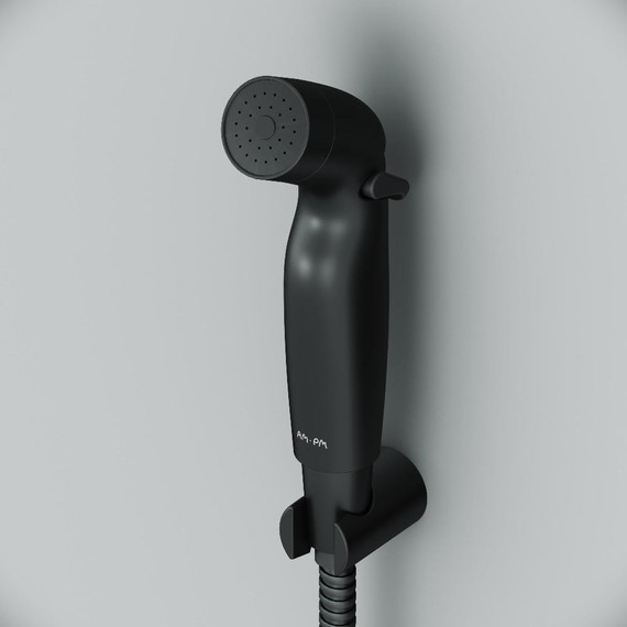 Гигиенический душ AM.PM AM.PM F0202022  со шлангом и держателем, чёрный - 3 Гигиенический душ AM.PM AM.PM F0202022  со шлангом и держателем, чёрный фото 3