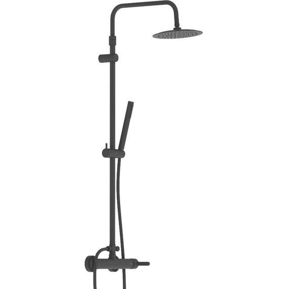 Душевая система для душа Damixa Scandinavian Pure 936710000, чёрный - 3 Душевая система для душа Damixa Scandinavian Pure 936710000, чёрный фото 3