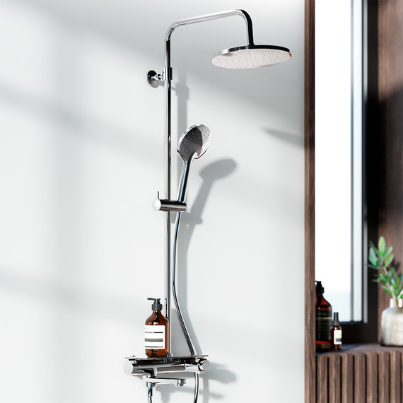 Душевая система c термостатом Damixa Jupiter 977760000 - 7 Душевая система c термостатом Damixa Jupiter 977760000 фото 7