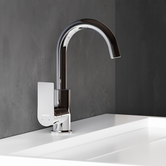 Cмеситель для раковины Damixa Apollo 470220000, Цвет производителя: хром фото 3