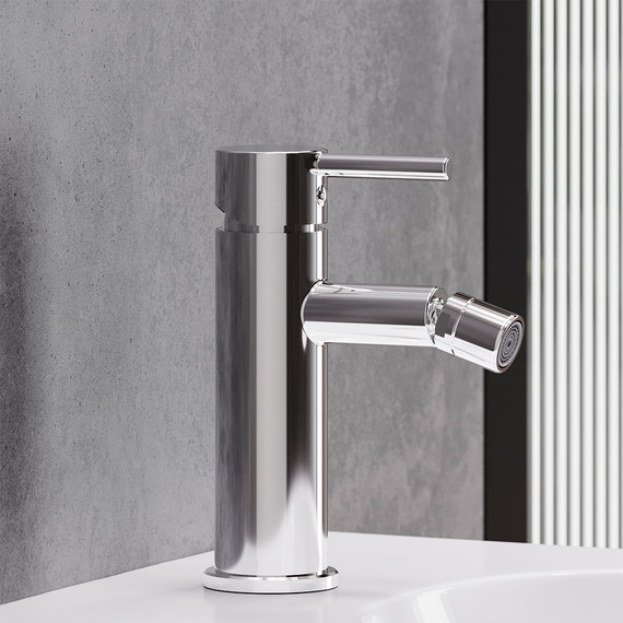 Смеситель для биде Damixa Scandinavian Pure 360240000 с донным клапаном, Цвет производителя: хром фото 4