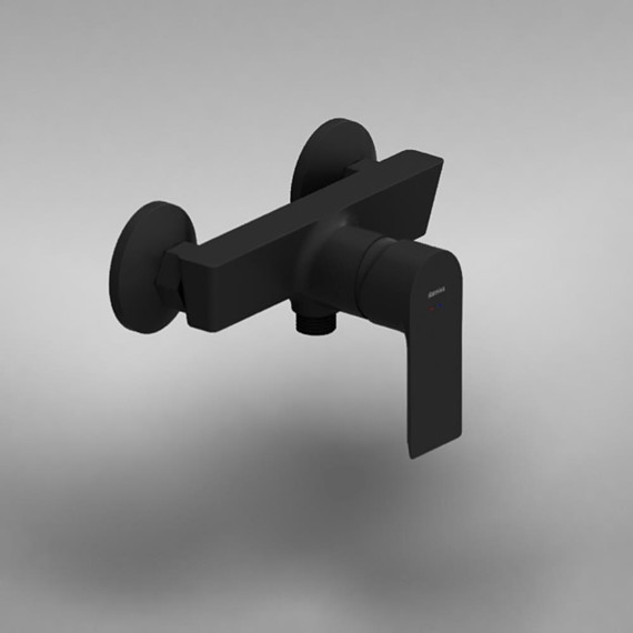 Смеситель для душа Damixa Apollo 472000300, чёрный, Цвет производителя: чёрный фото 3