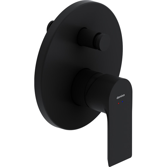 Смеситель для ванны Damixa Apollo 477100300 со скрытой частью, чёрный., Цвет производителя: чёрный фото 2