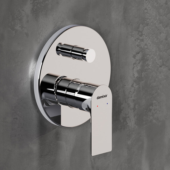 Смеситель для ванны Damixa Apollo 477100000 со скрытой частью, Цвет производителя: хром фото 5