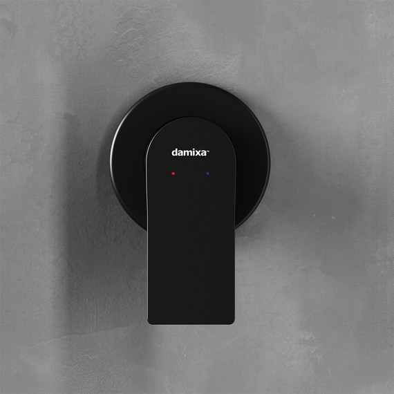 Смеситель для душа Damixa Apollo 477500300 со скрытой частью, чёрный, Цвет производителя: чёрный фото 4