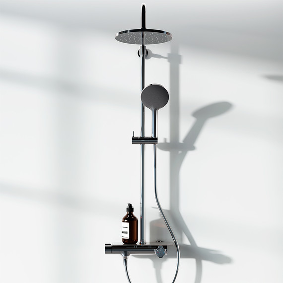 Душевая система c термостатом Damixa Jupiter 977750000  - 3 Душевая система c термостатом Damixa Jupiter 977750000  фото 3