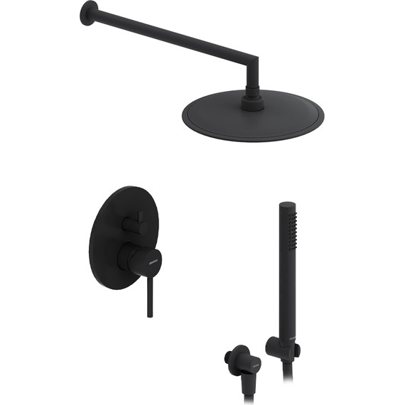 Душевая система Damixa Scandinavian Pure 936520300, чёрный фото 2