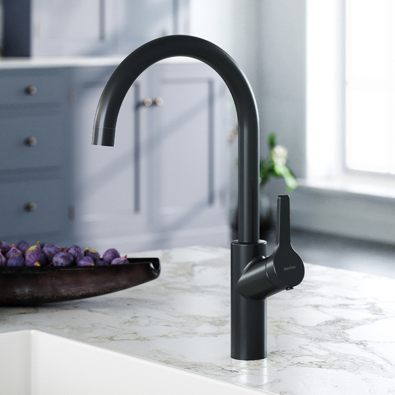 Смеситель для кухни Damixa Eclipse 310720300, чёрный матовый, Цвет производителя: чёрный фото 2