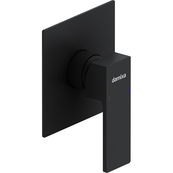 Смеситель для душа Damixa Gala 537500300 со скрытой частью, чёрный, Цвет производителя: чёрный фото 