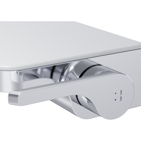 Смеситель для раковины AM.PM Func монтируемый в стену с полкой и каскадным изливом F8F72700, Цвет производителя: хром фото 9