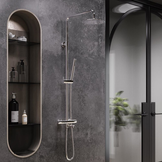 Душевая система c термостатом Damixa Scandinavian Pure 936810000 - 3 Душевая система c термостатом Damixa Scandinavian Pure 936810000 фото 3